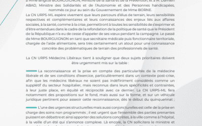 Nomination des ministres : un espoir pour une écoute de la médecine libérale ?