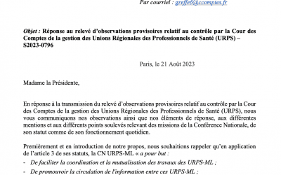 Courrier Cour des Comptes